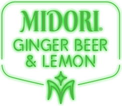 MIDORI<sup>®</sup><br>Ginger Beer and Lemon